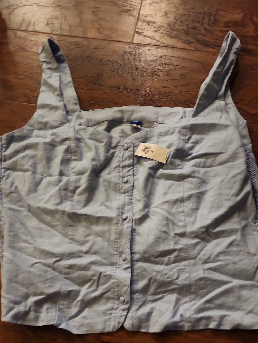 Old Navy Blue Tank Blouse XXL Tall NWT